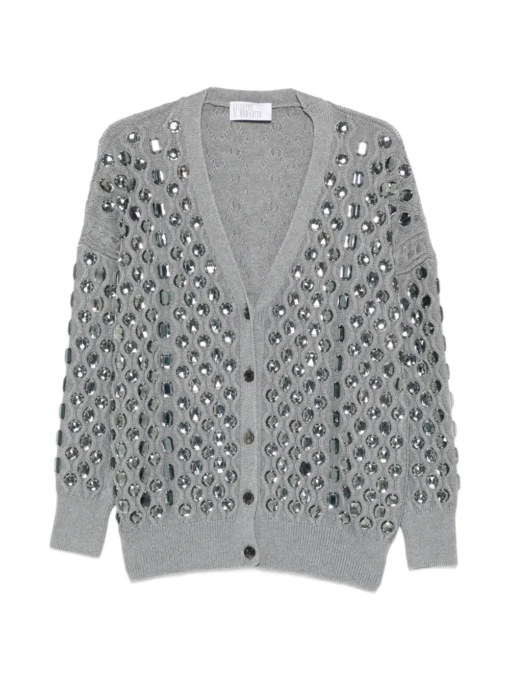 Giuseppe Di Morabito Verzierter Cardigan - Grau