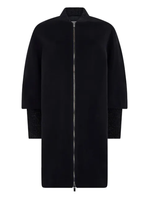 Peserico zip-fastening long-sleeves coat