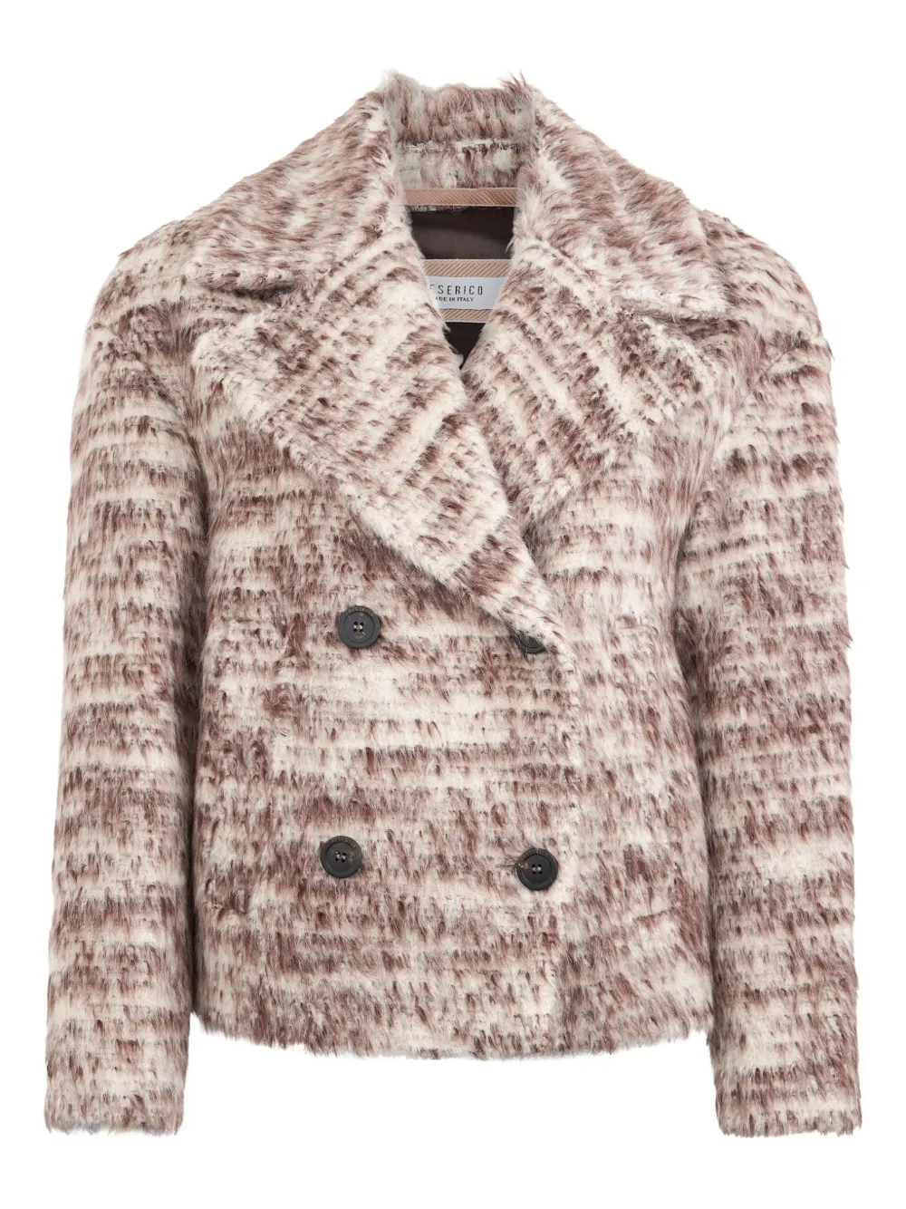 Peserico structured double-breasted blazer - Nude