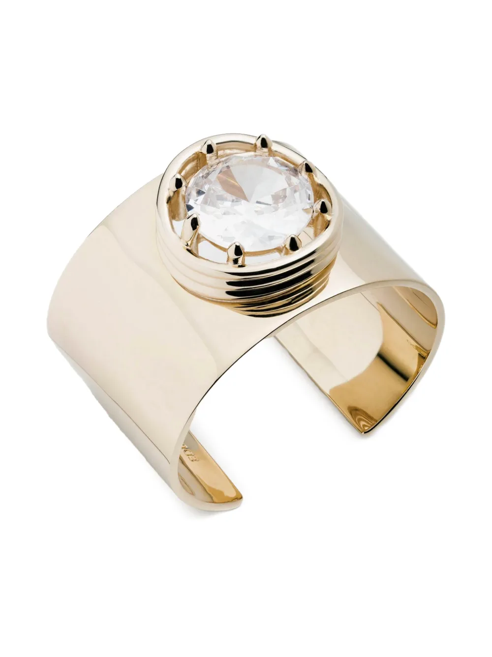 Eddie Borgo crystal cuff bracelet - Oro