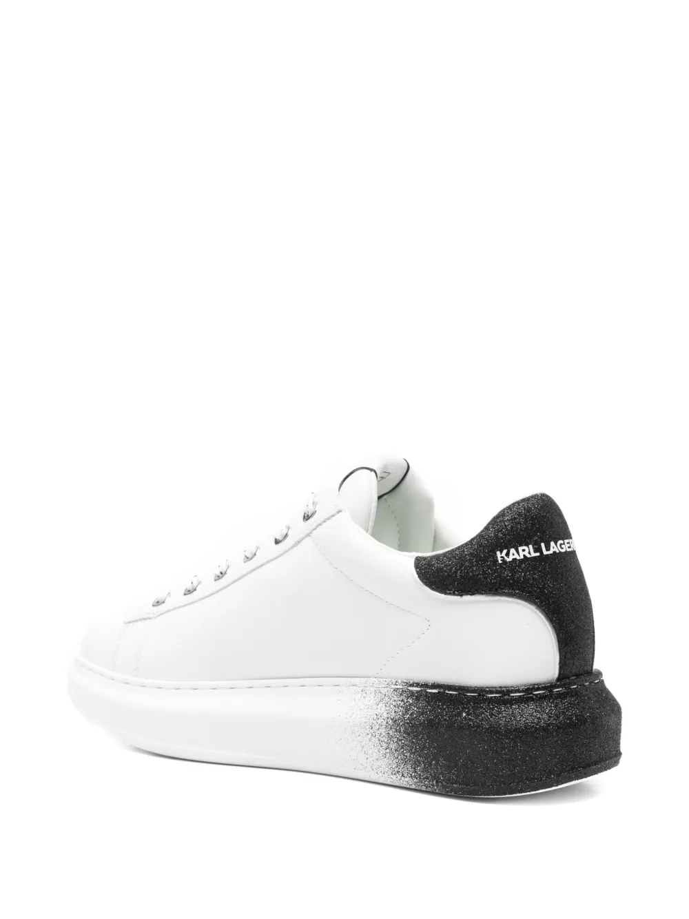 Karl Lagerfeld Kapri Ombre NTF sneakers met plateauzool Wit