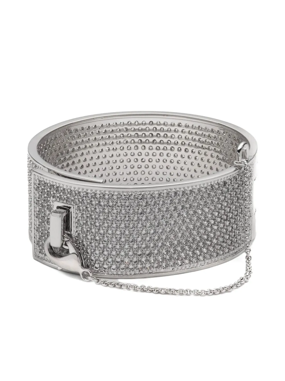 Eddie Borgo crystal-embellished bracelet - Argento
