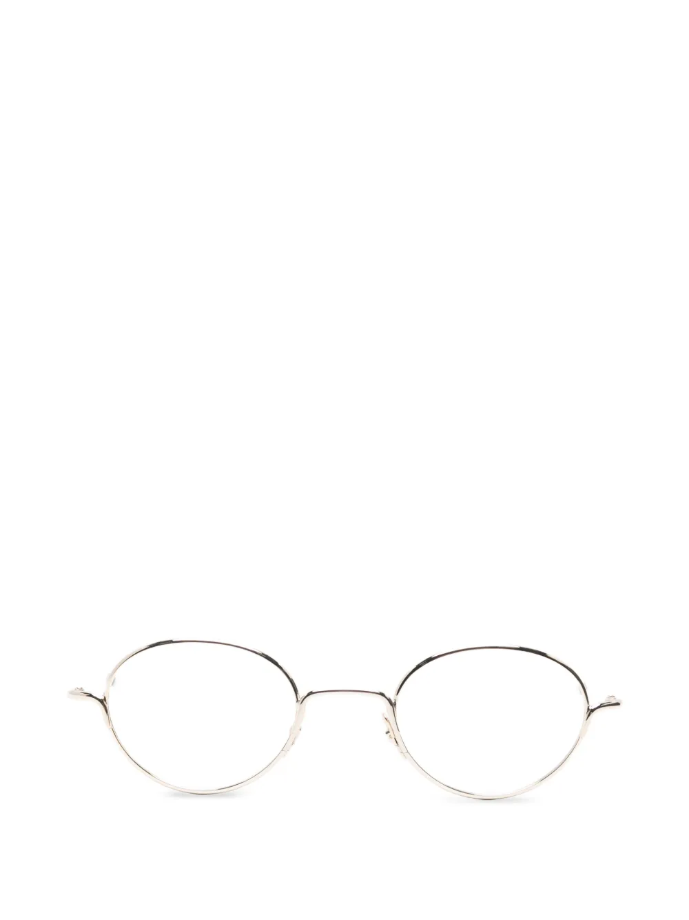 Alexander McQueen Eyewear Occhiali ovali - Oro