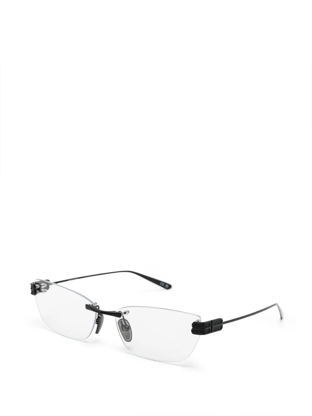 Balenciaga Eyewear Bril met vierkant montuur Zwart