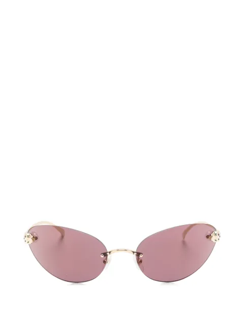 Cartier Eyewear rimless oval-frame sunglasses