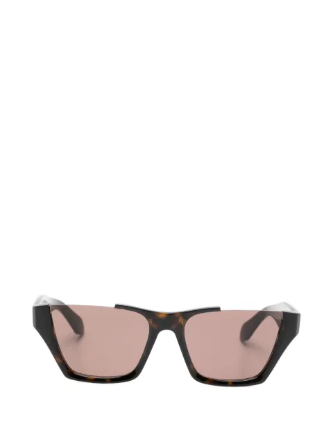 Alaïa geometric-frame sunglasses