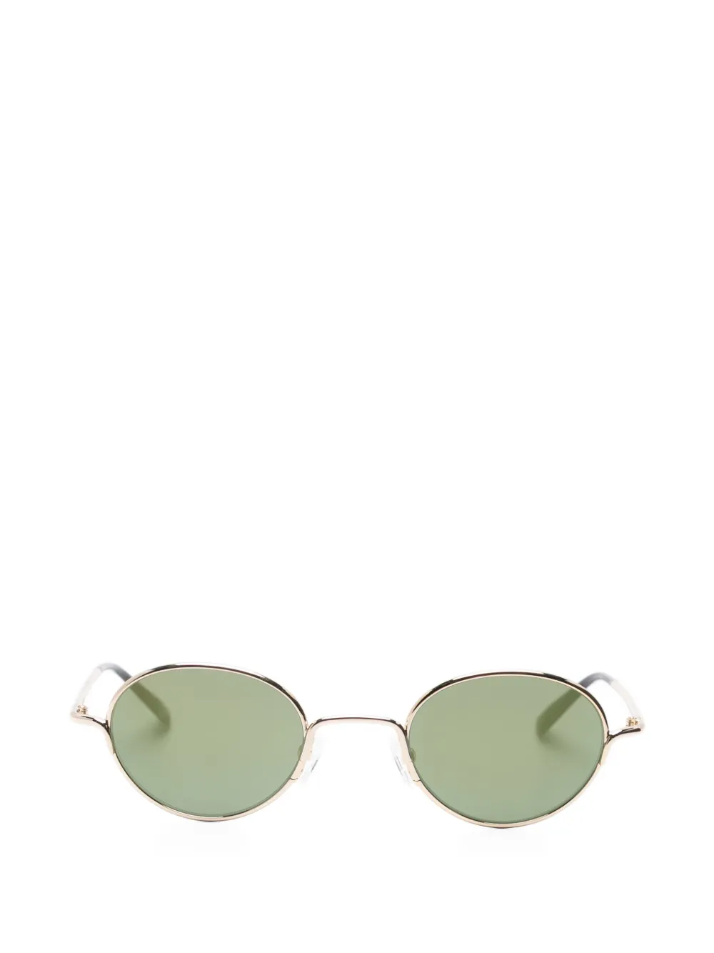 Alexander McQueen Eyewear Occhiali da sole ovali - Oro