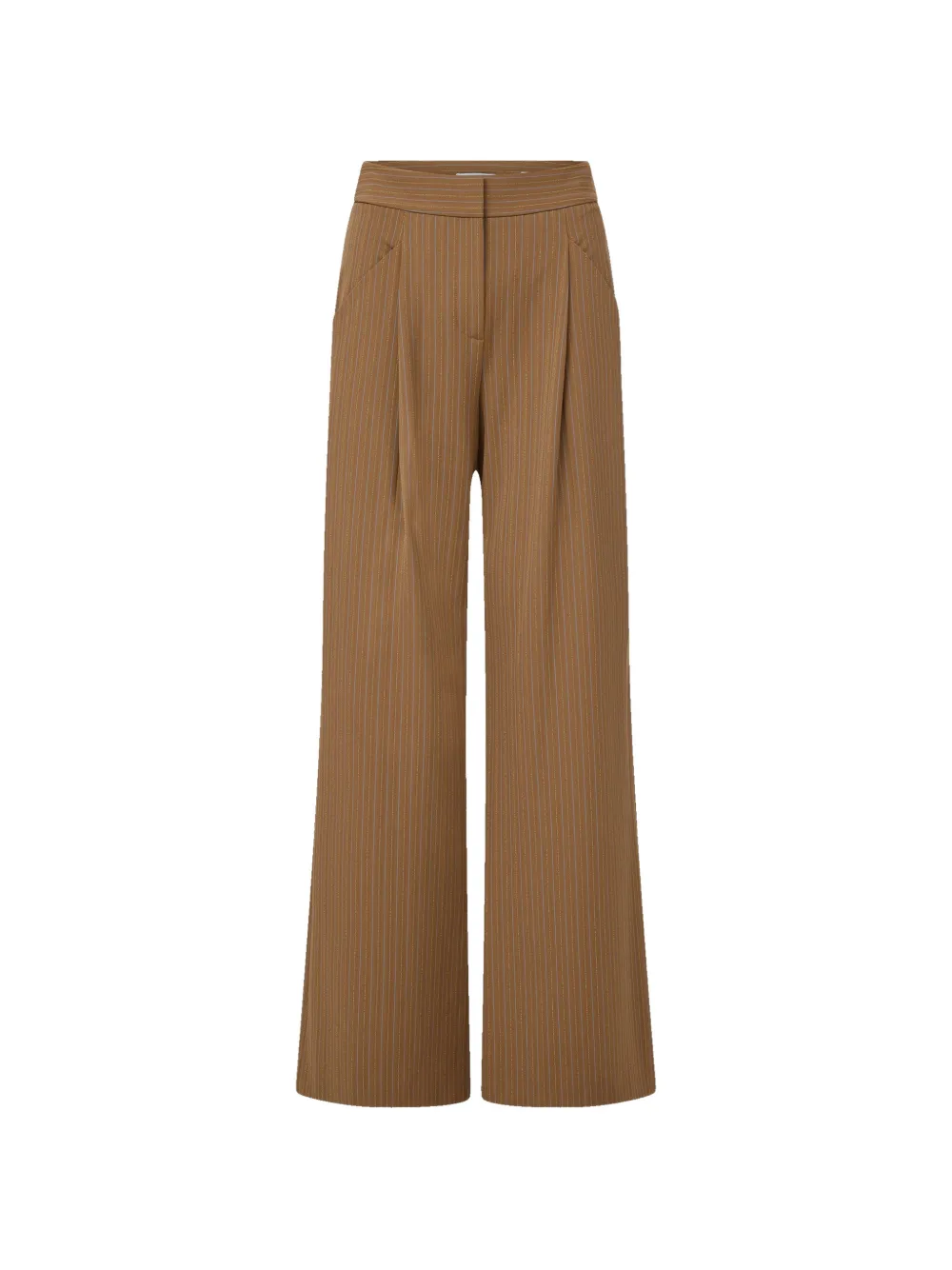 Veronica Beard Rimini pinstripe palazzo pants - Marrone