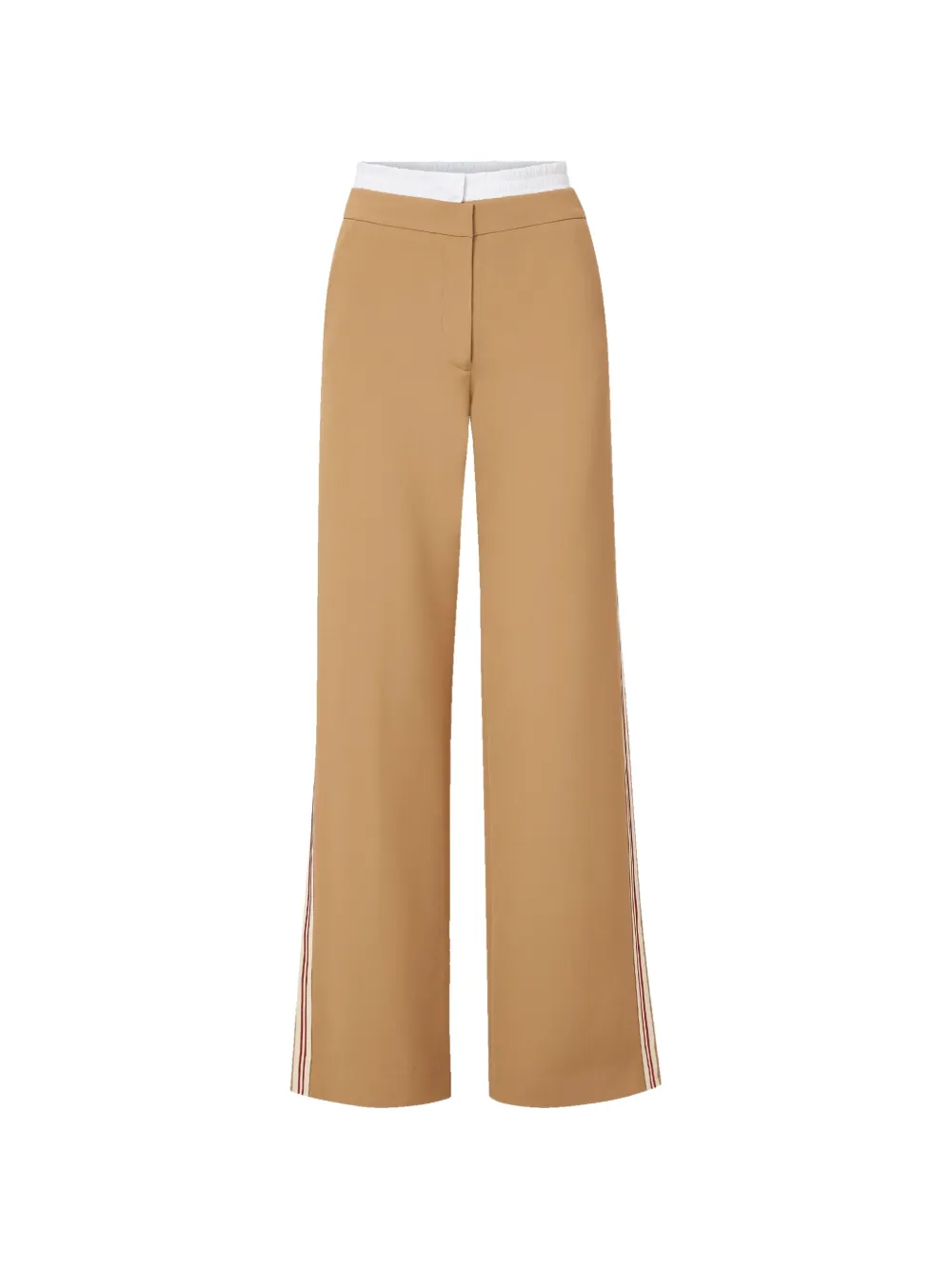 Veronica Beard Eugene panelled palazzo pants - Nude