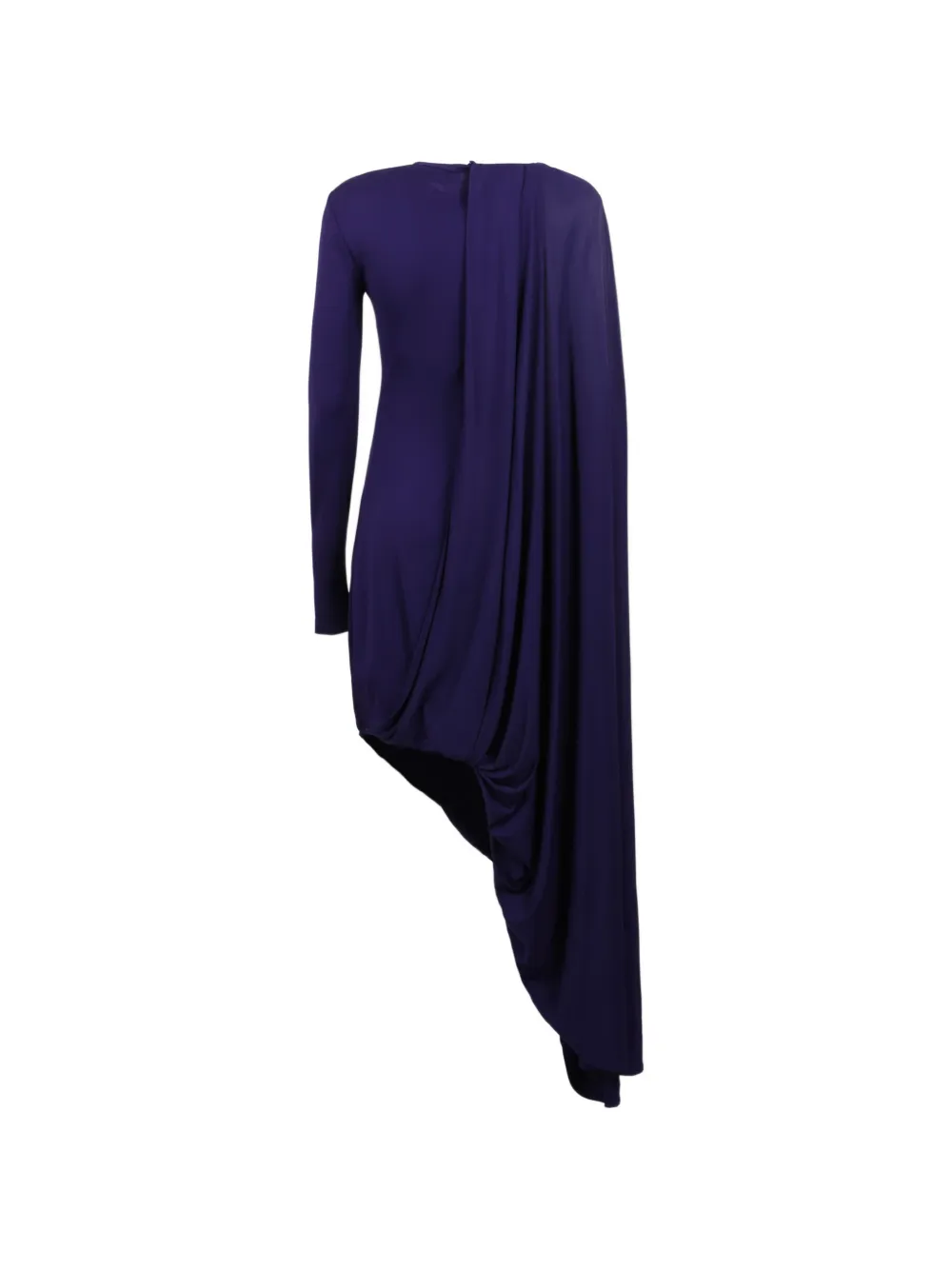 Sportmax Gedrapeerde jersey mini-jurk Blauw