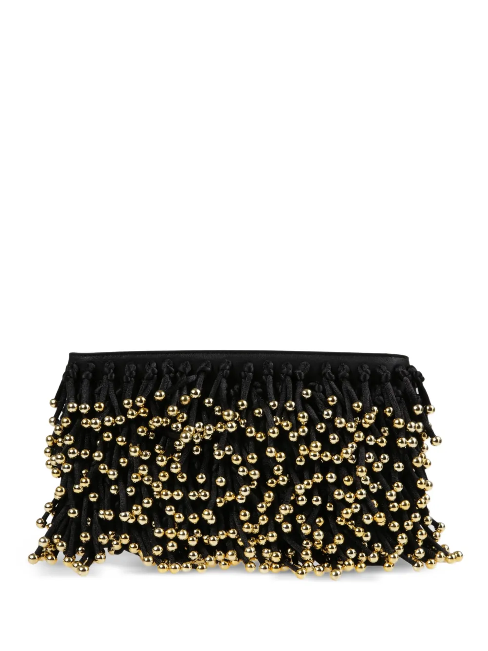 Simkhai Clutch Reese con frange - Nero