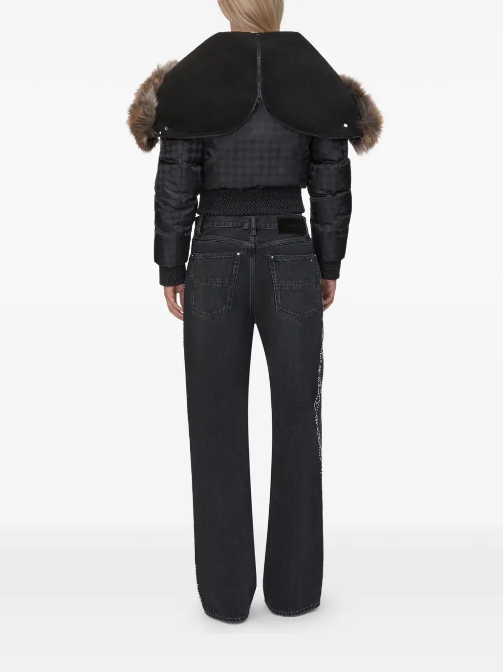AMIRI Baggy jeans met studs Zwart