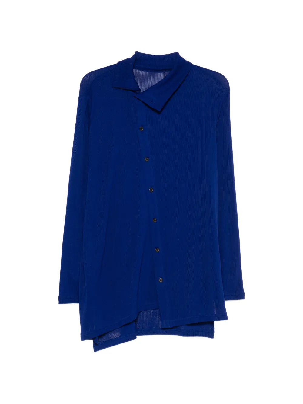 Y's button-up V-neck cardigan - Blau