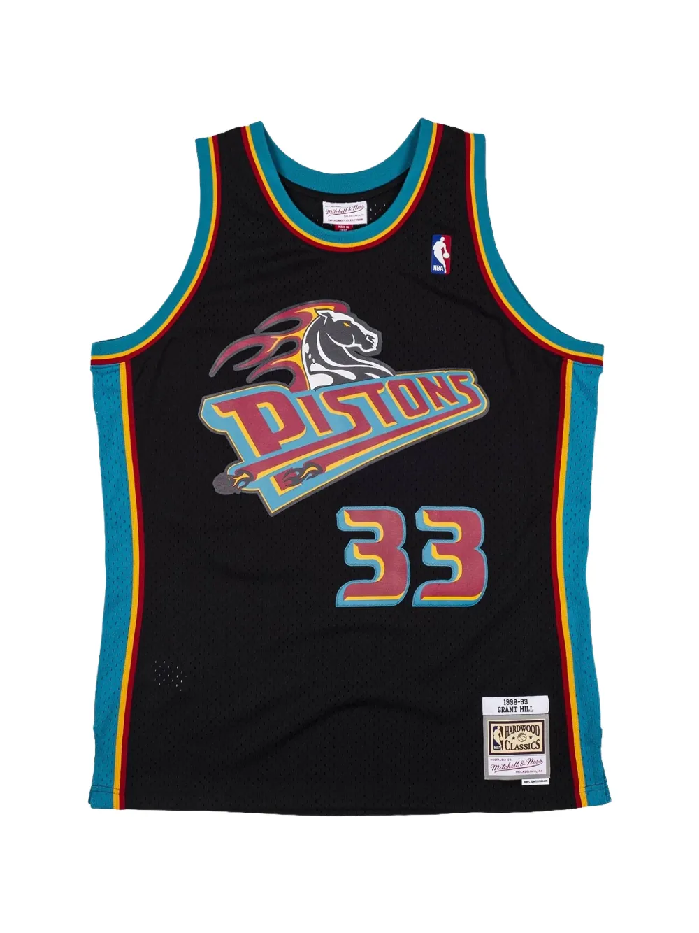 Mitchell & Ness x NBA Canotta Grant Hill Reload con stampa grafica - Nero