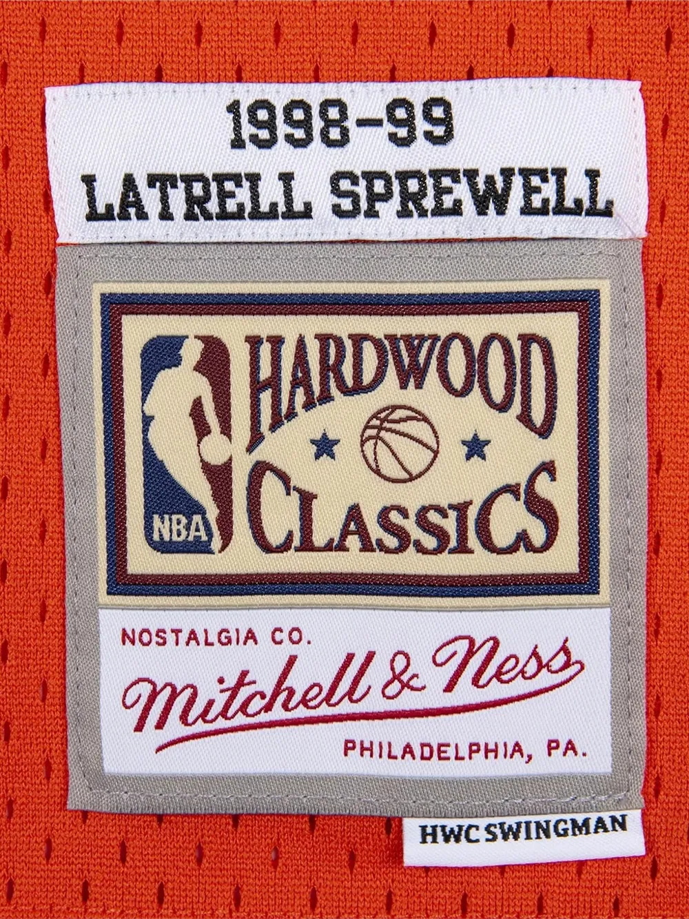  Mitchell & Ness X Nba Latrell Sprewell Reload Swingman Top - Orange 