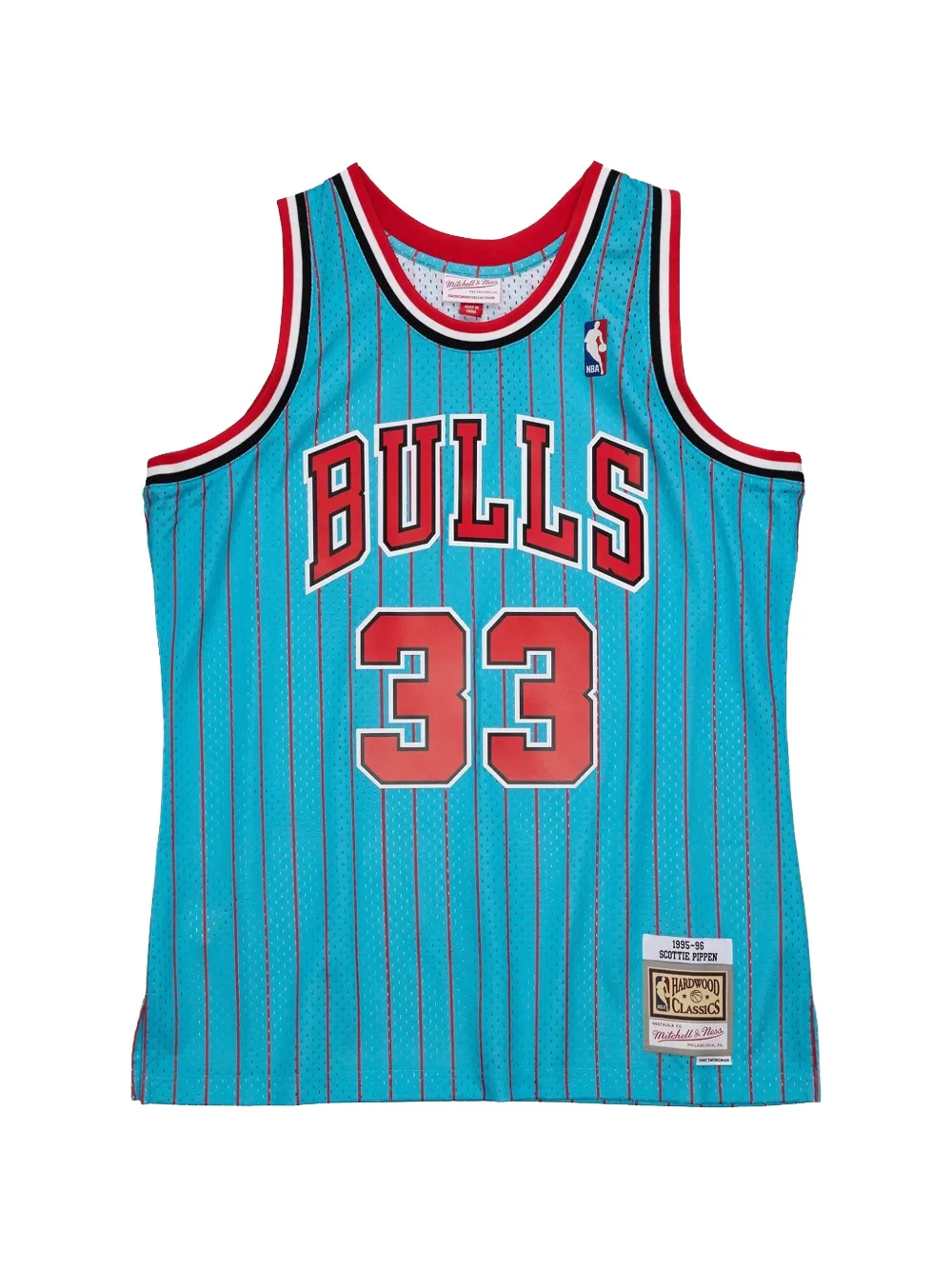 Mitchell & Ness Canotta Scottie Pippen a righe - Blu