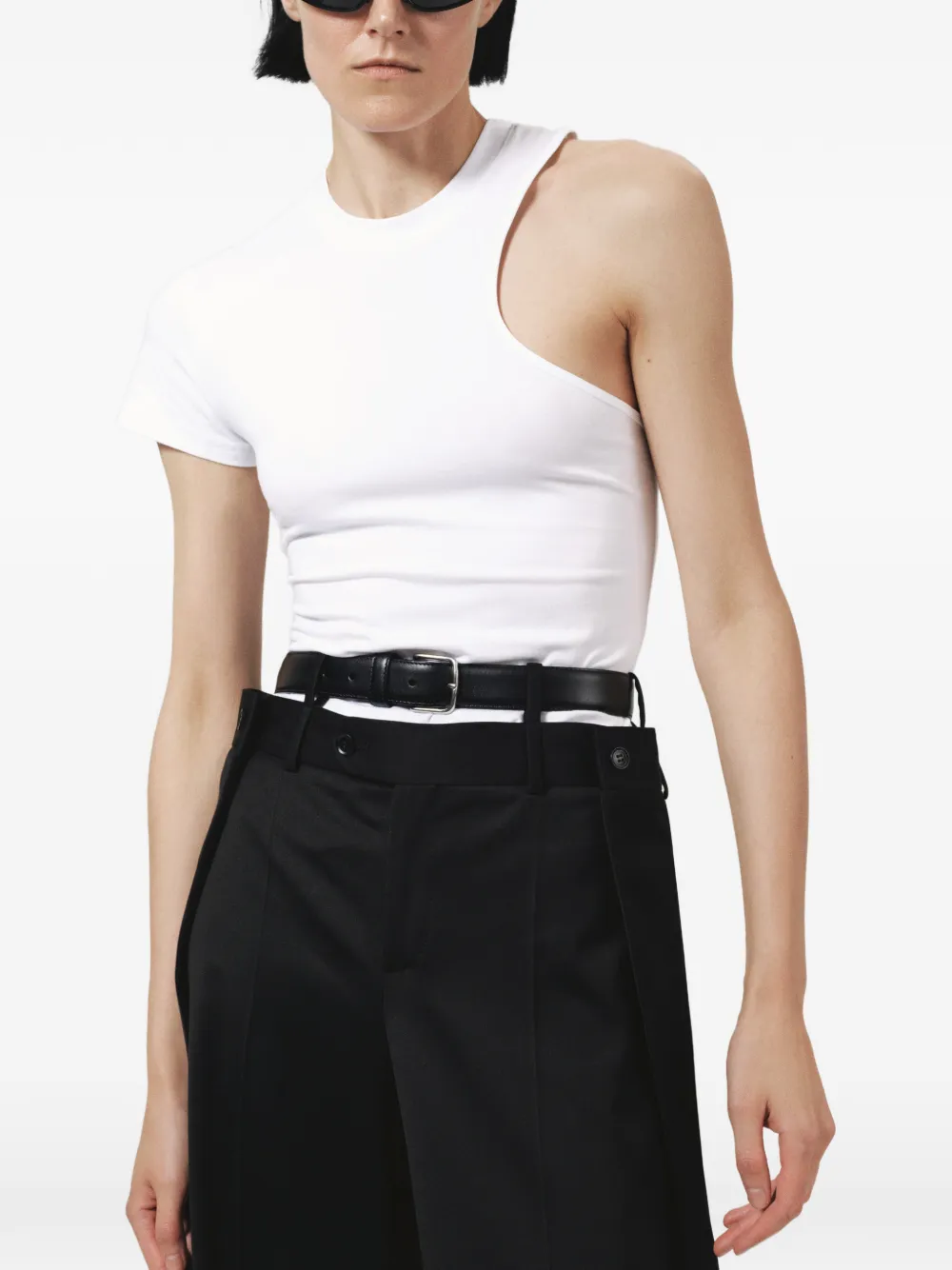 BETTTER one-sleeve T-shirt - Bianco