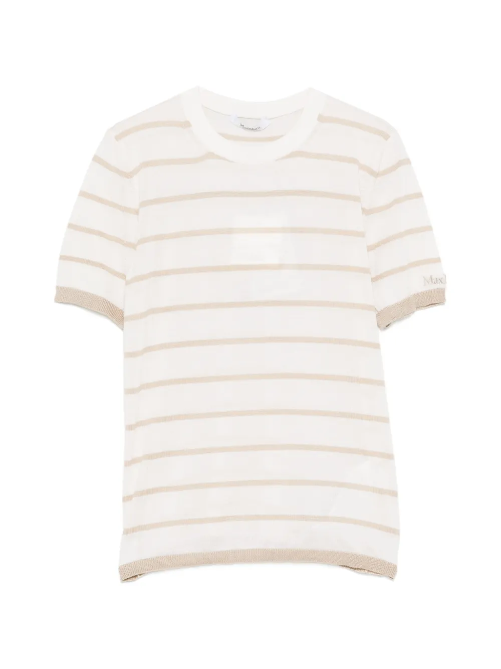 Max Mara T-shirt a righe - Bianco
