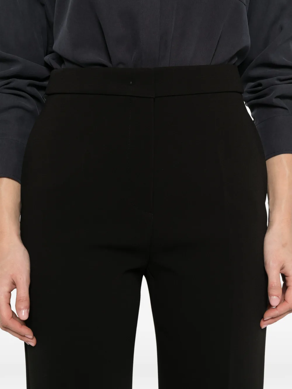 Max Mara Flared broek Zwart