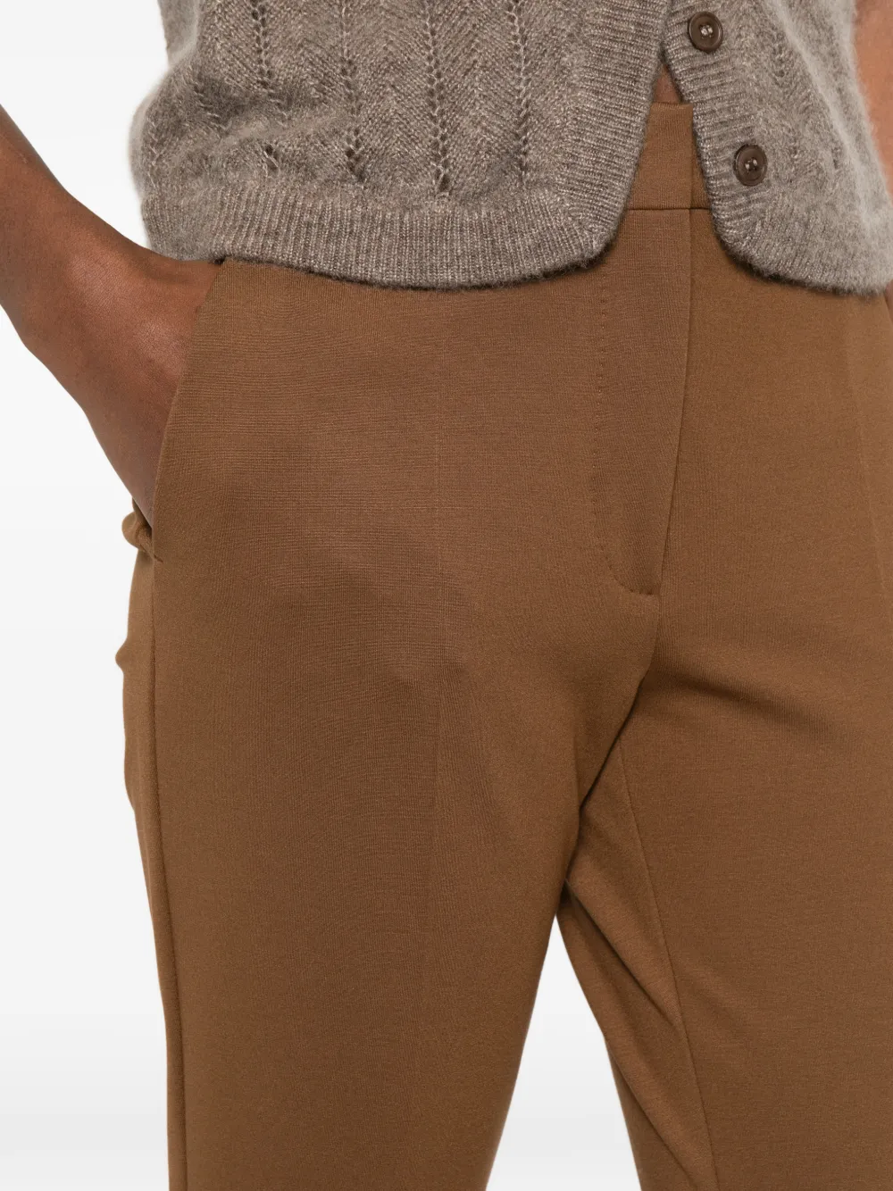 Max Mara Pegno broek met zak Beige