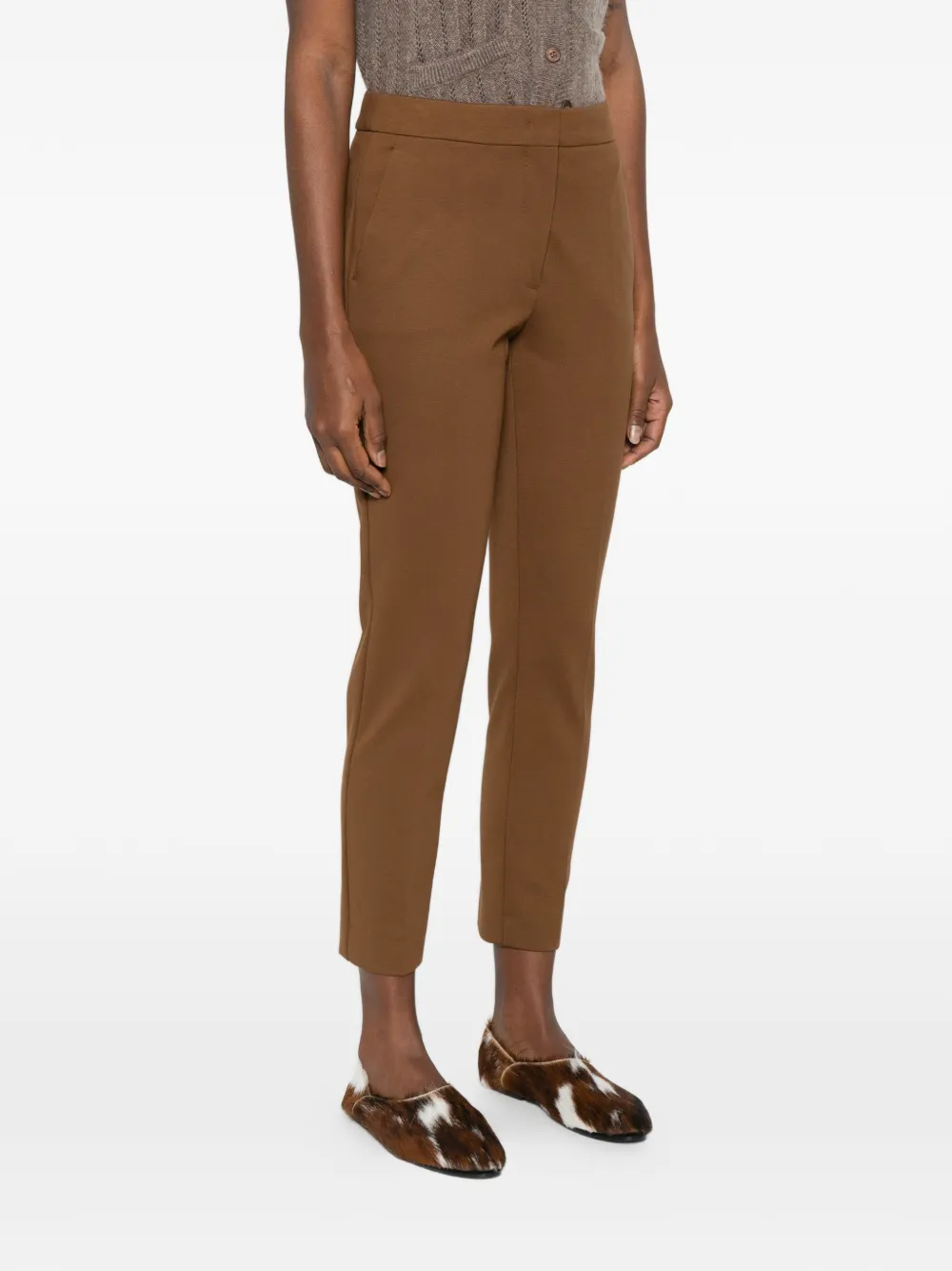 Max Mara Pegno broek met zak Beige