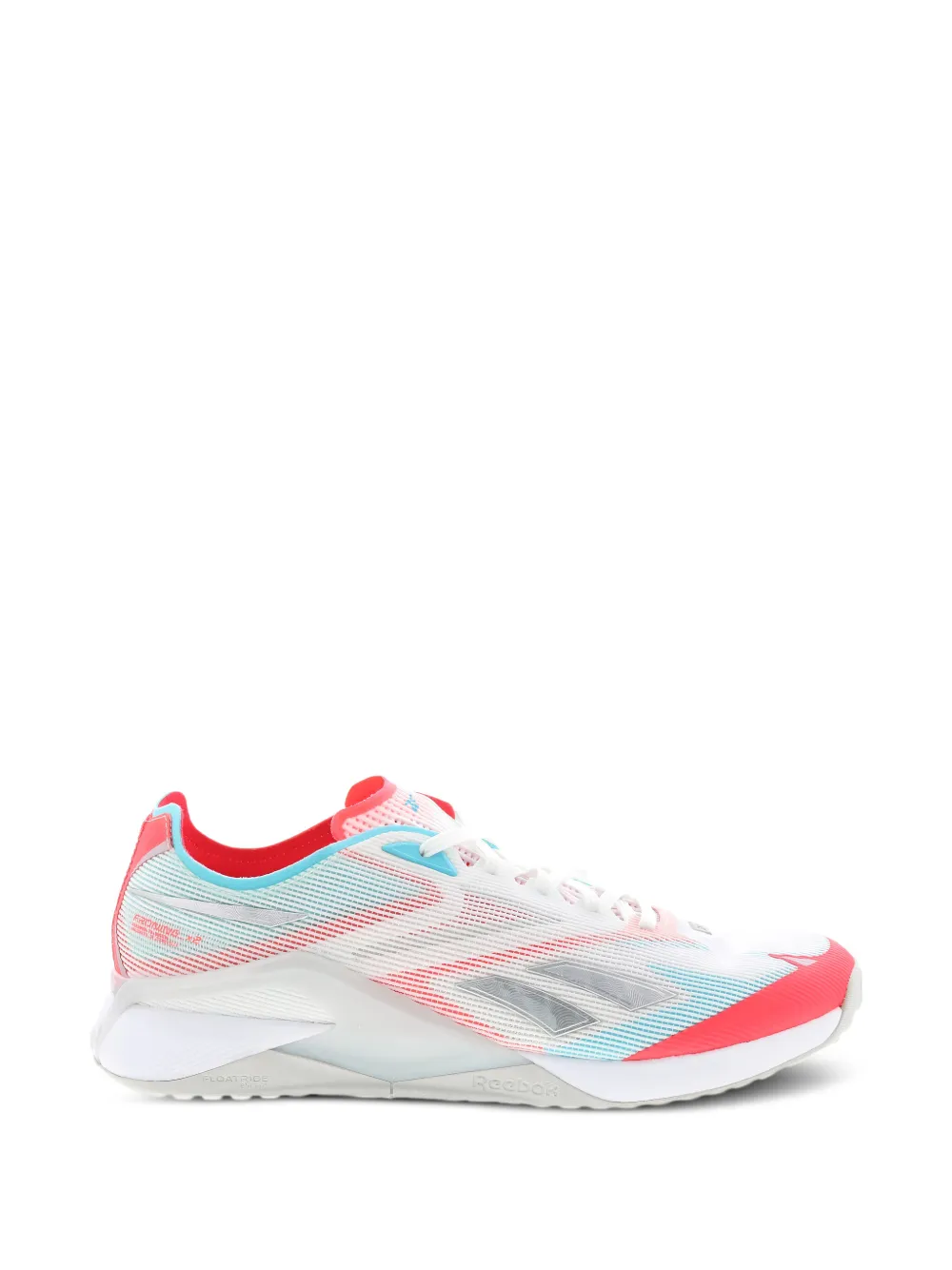 Reebok Nano X2 gestreepte low-top sneakers Wit