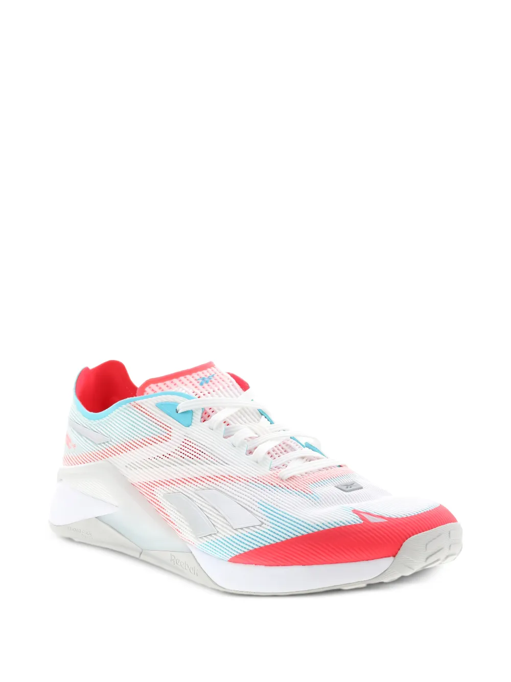 Reebok Nano X2 gestreepte low-top sneakers Wit