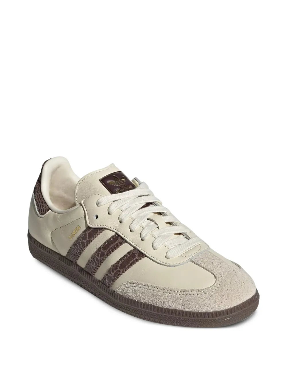 adidas Samba gestreepte sneakers Beige