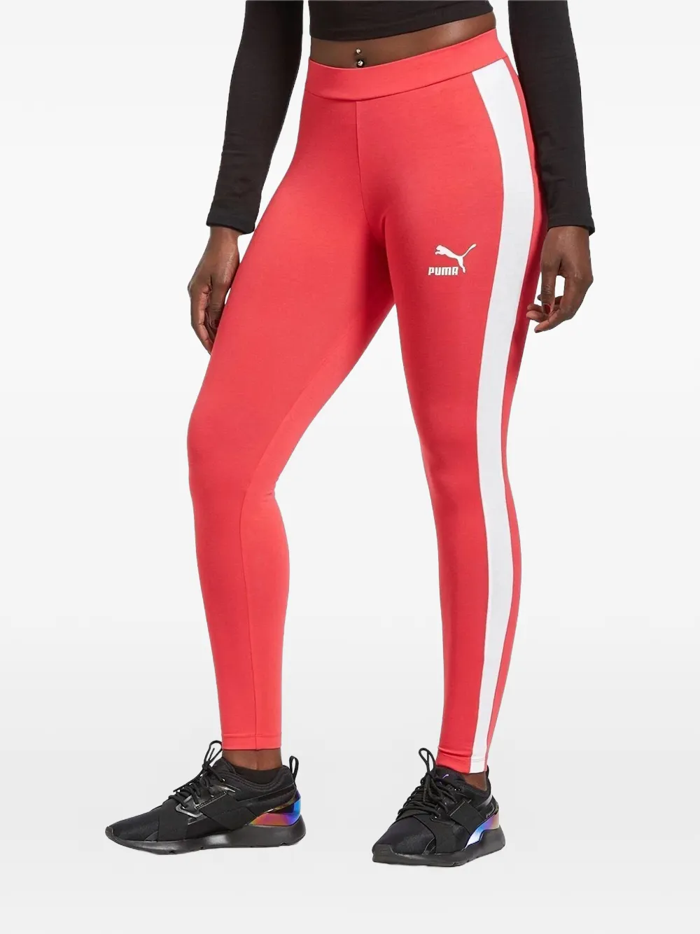 PUMA Pantaloni sportivi con stampa - Rosso