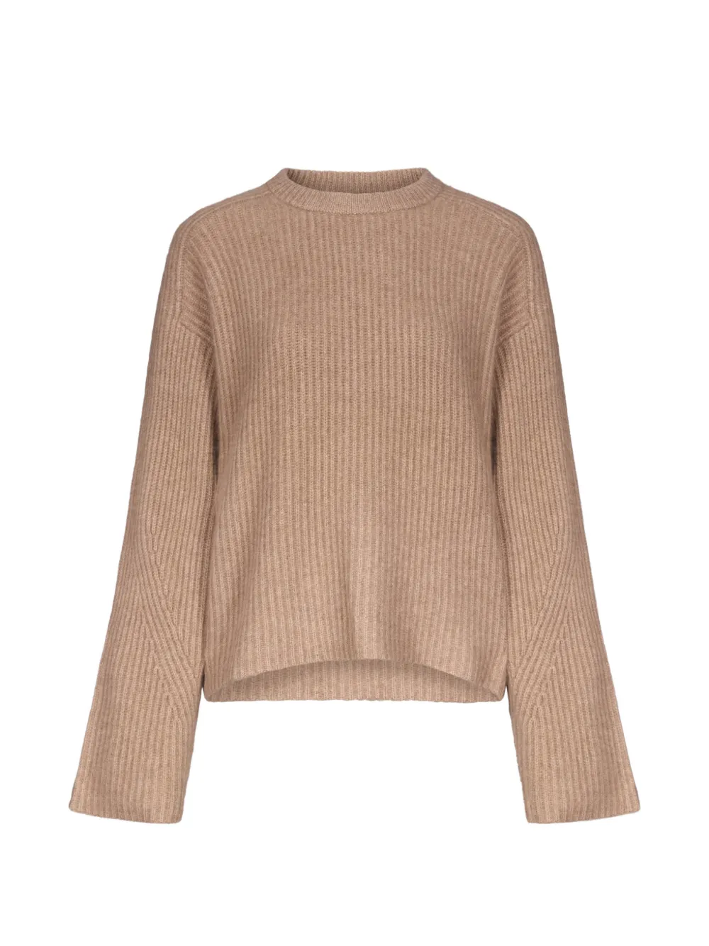 Loulou Axel ribbed panelled sweater - Toni neutri