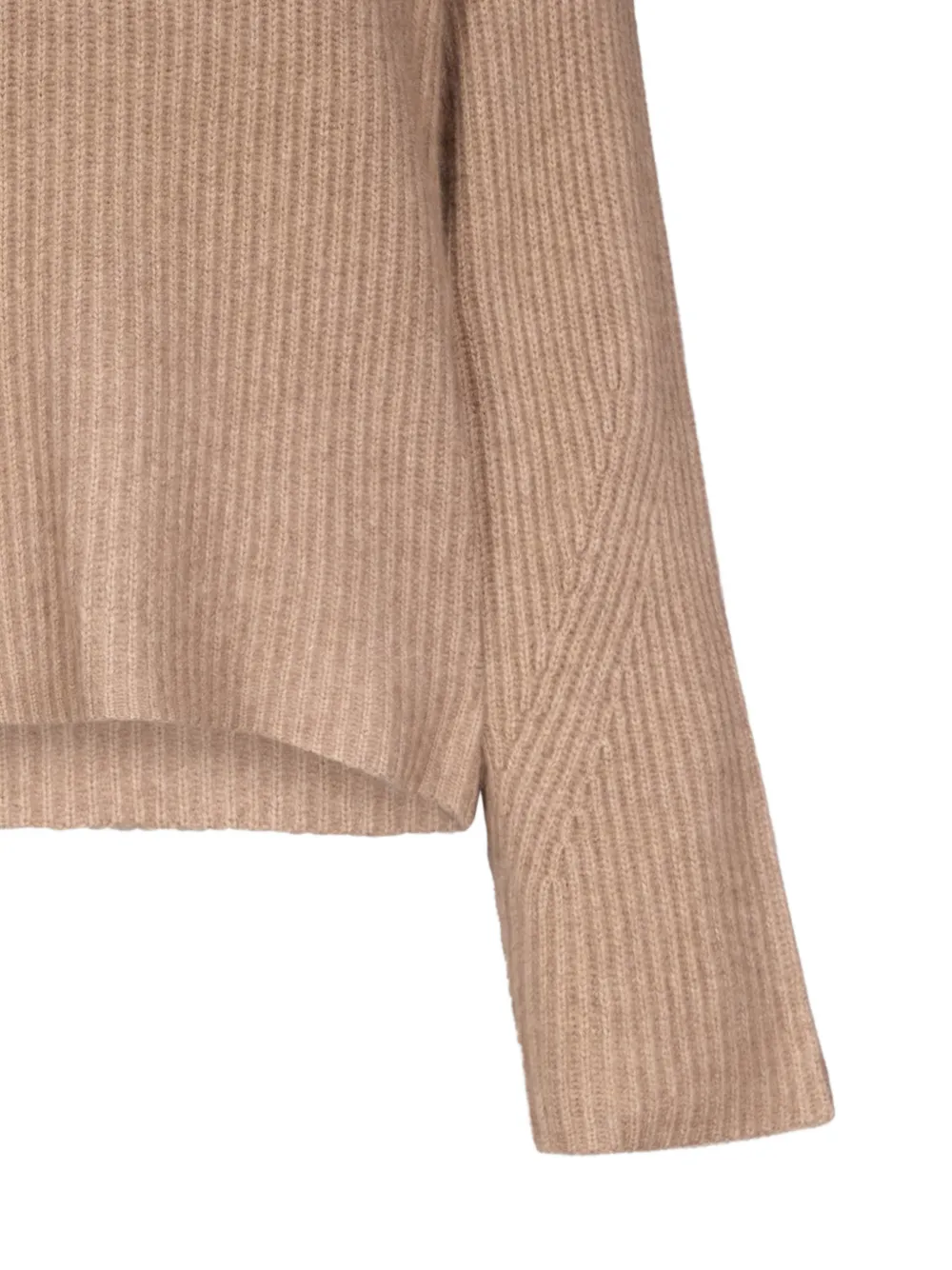  Loulou Axel Ribbed Panelled Sweater - Neutrals 