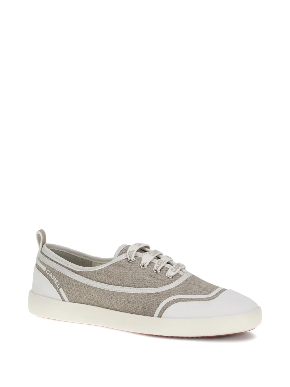 Carel Paris white contrast sneakers - Beige