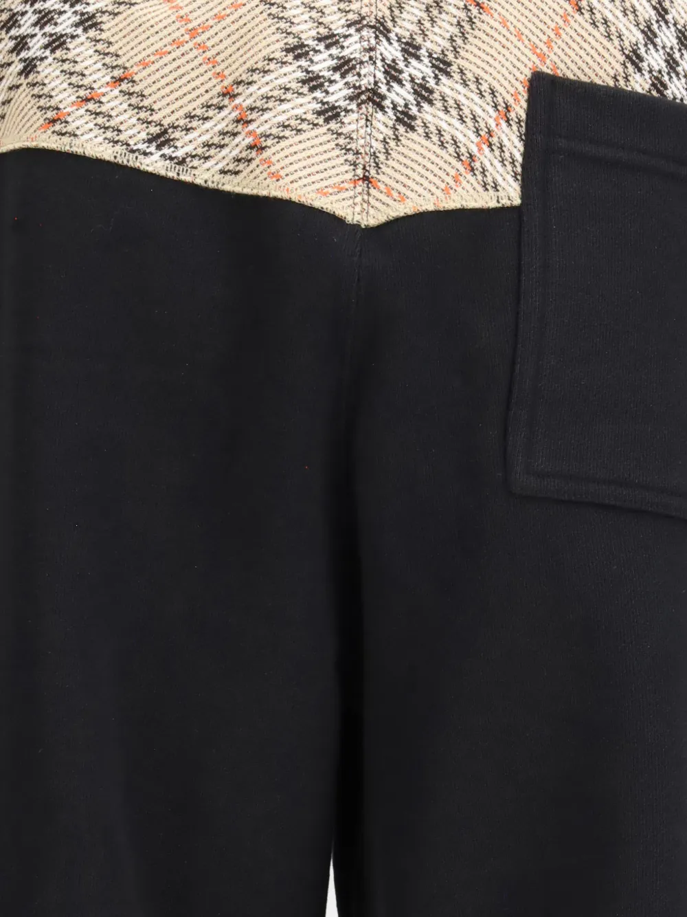 Burberry Trainingsbroek met geruit vlak Zwart