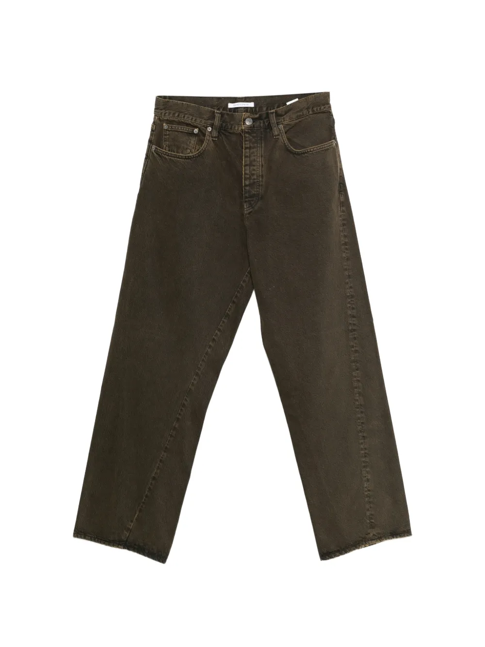 Sunflower Twist overdyed jeans - Marrone