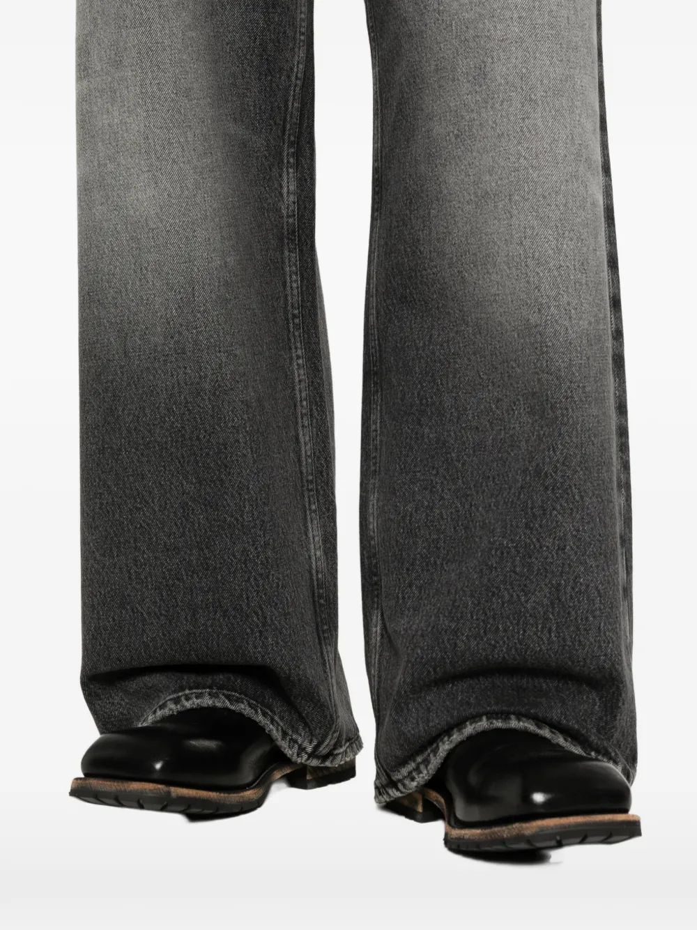 Sunflower Jeans met wijde pijpen en stiksel Grijs