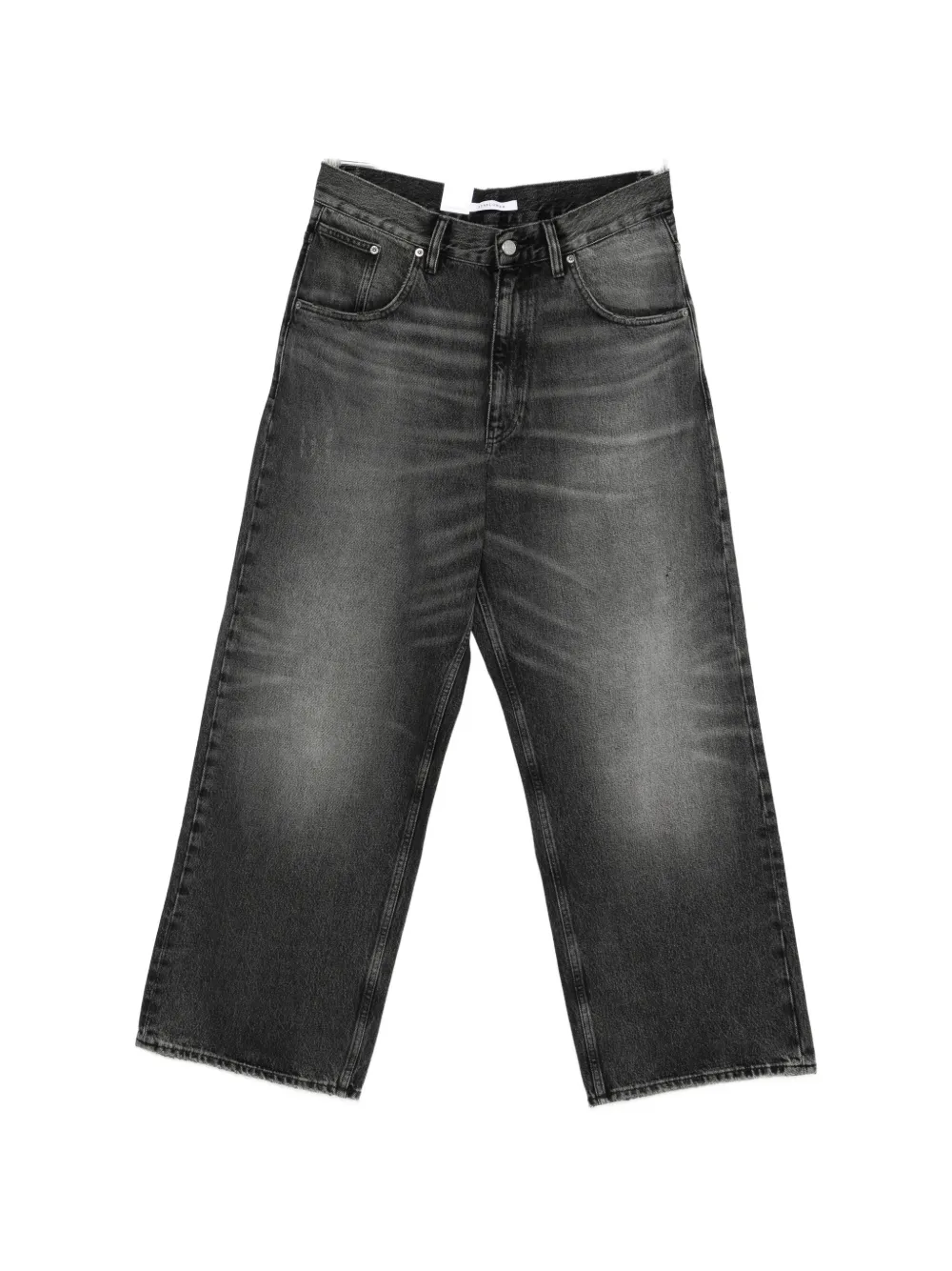 Sunflower topstitching wide-leg jeans - Grigio