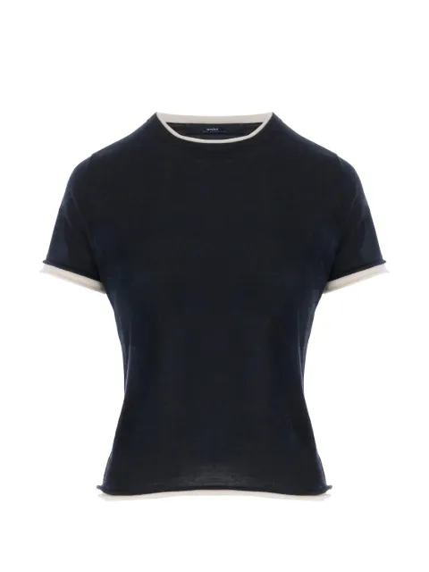 arch4 contrasting edging T-shirt