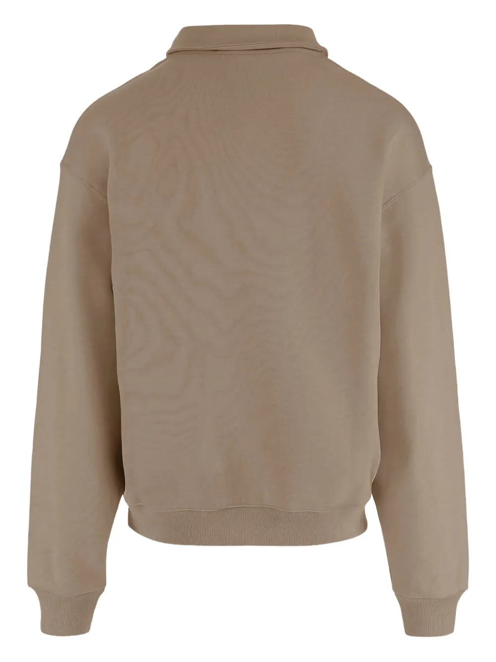 Jacquemus The Gros Grain high collar logo sweatshirt - Beige