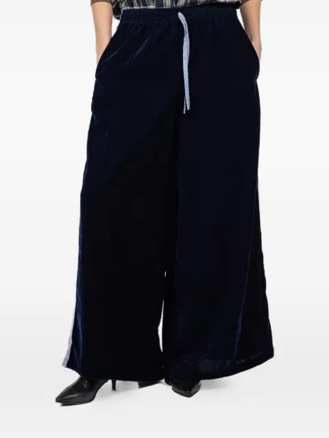 FISH CLUB side-stripe disco trousers