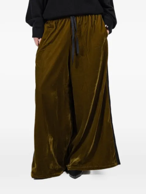 FISH CLUB side-stripe trousers