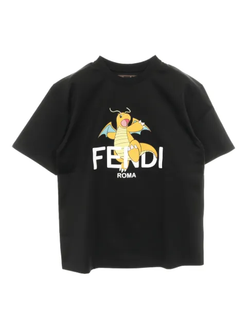 Fendi Pre-Owned playera manga corta 2010 de Versace × FRGMT × Pokémon Dragonite