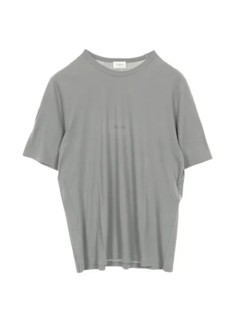 Saint Laurent Pre-Owned playera con logo bordado