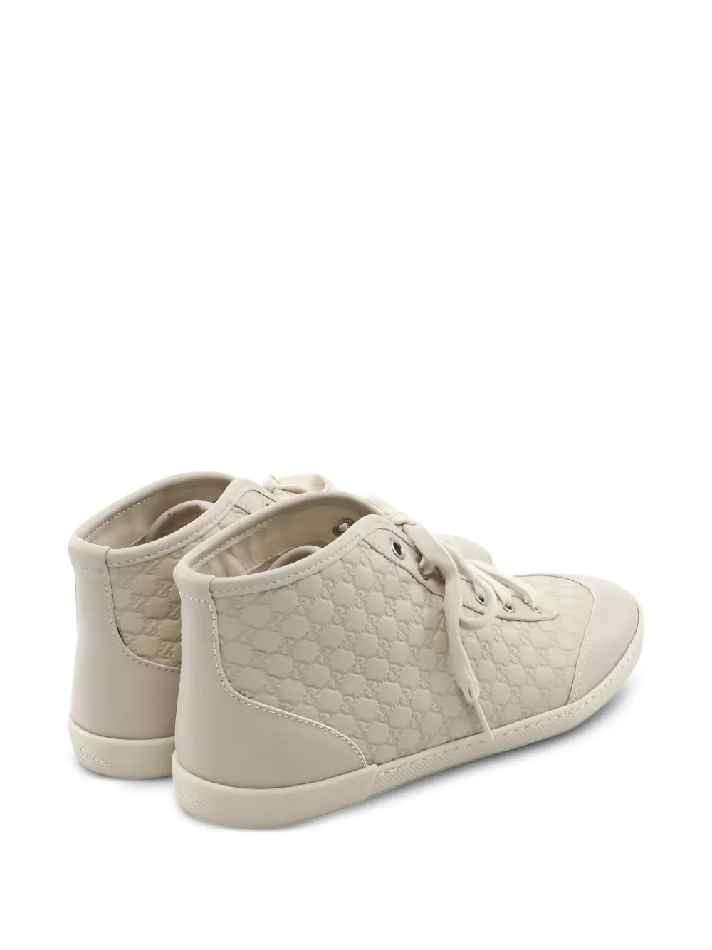 Gucci Pre-Owned Micro GG Guccissima sneakers - Beige