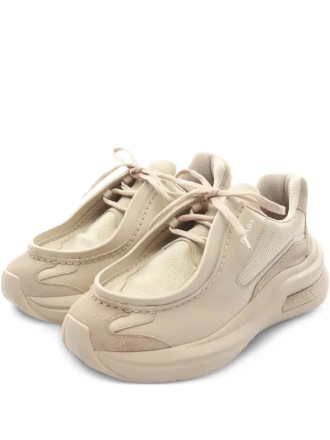 Prada Pre-Owned panelled sneakers