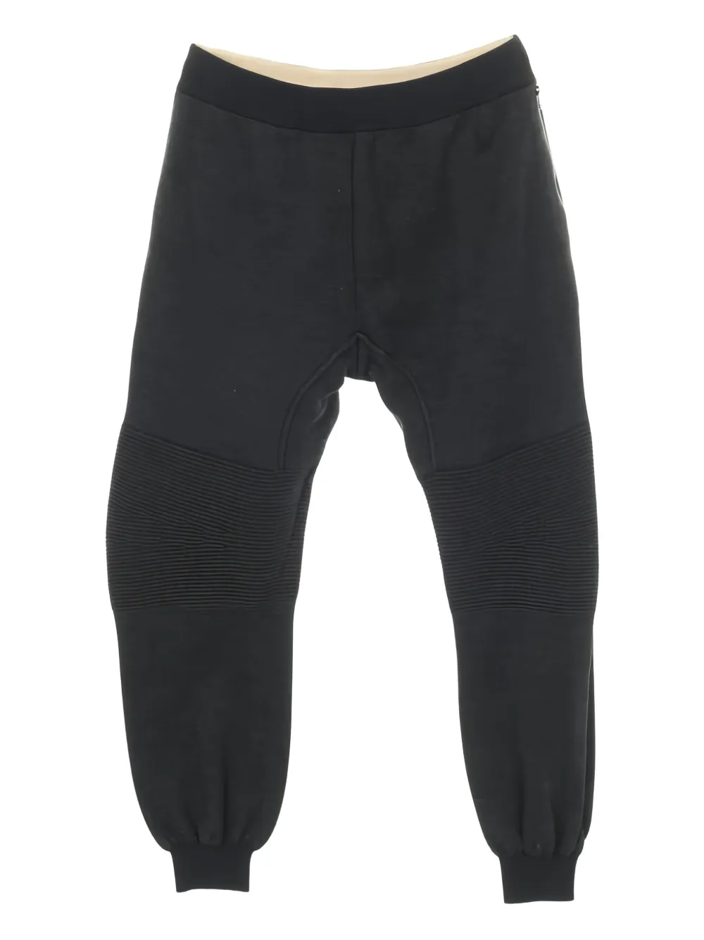 Bottega Veneta Pre-Owned Ribbed jogger sweat pants - Grigio