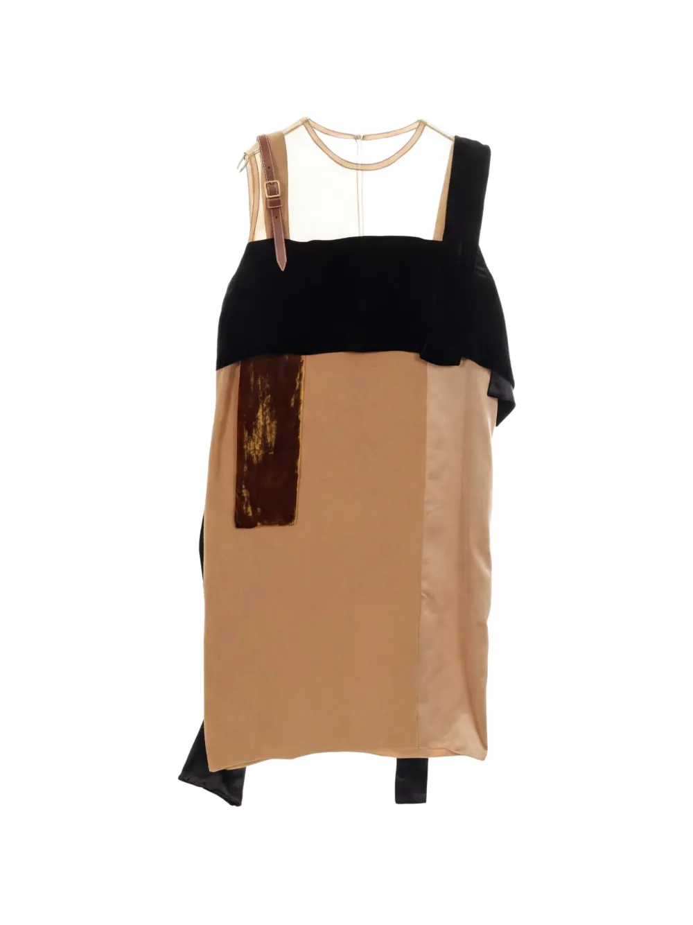 Burberry Pre-Owned 2010s lace silk mini dress - Toni neutri