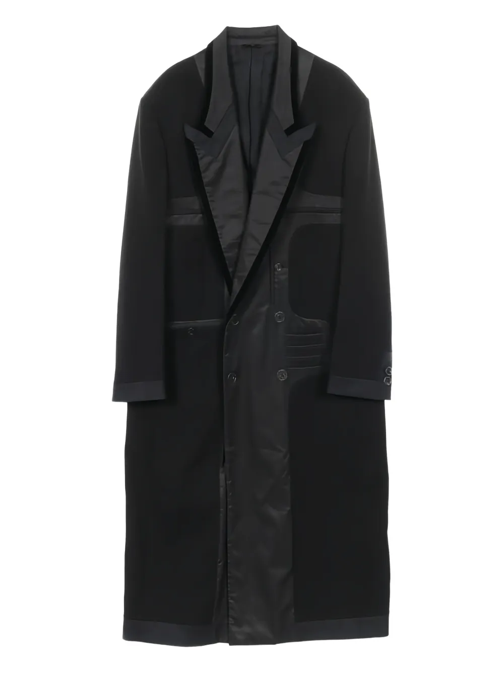Fendi Pre-Owned double-breasted wool coat - Nero
