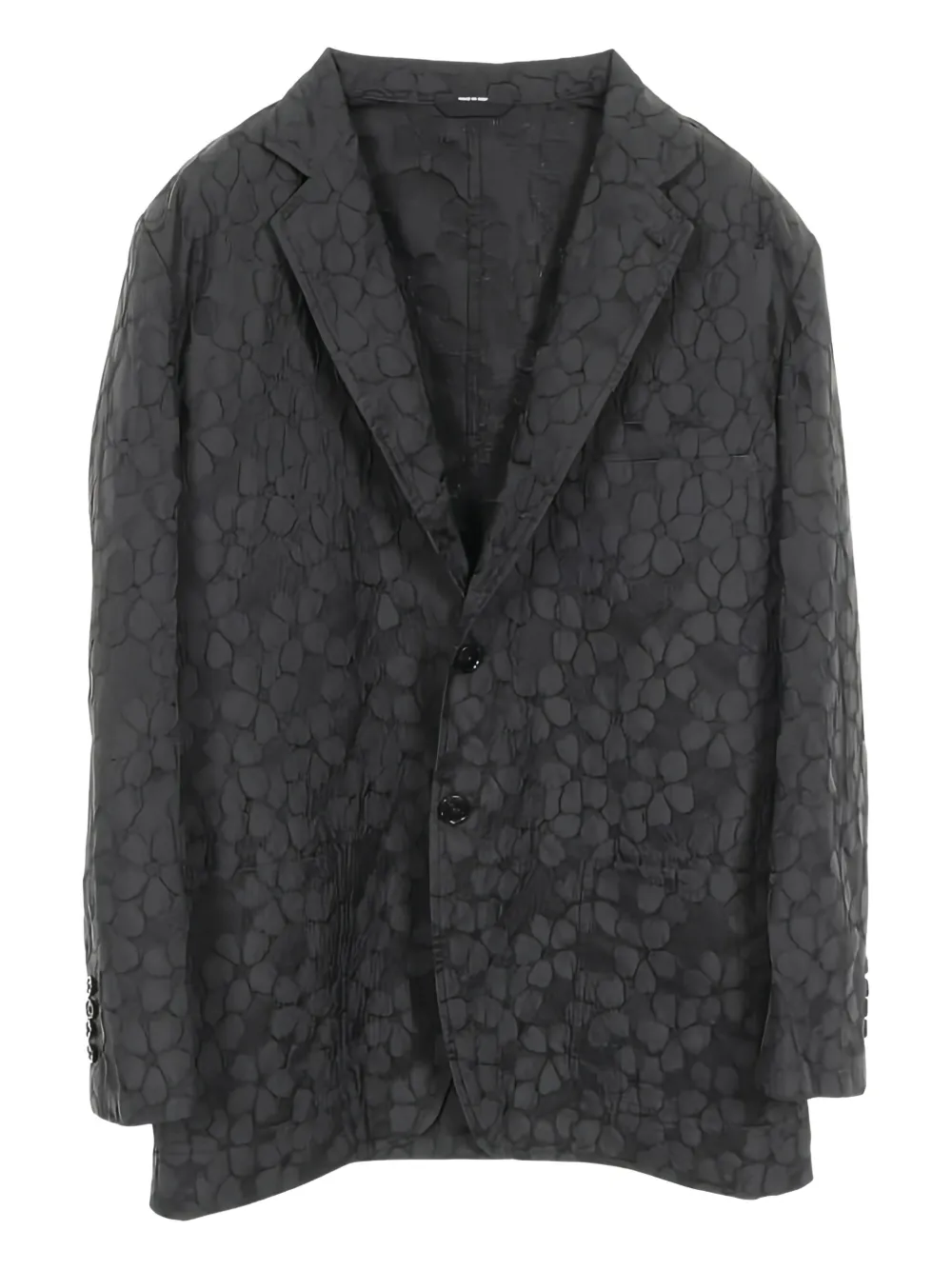 Hermès Pre-Owned Blazer a fiori - Nero