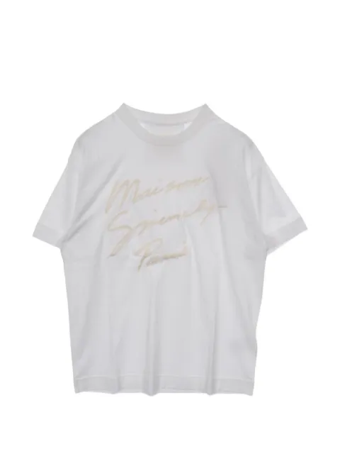 Givenchy Pre-Owned 2020s script logo-print T-shirt