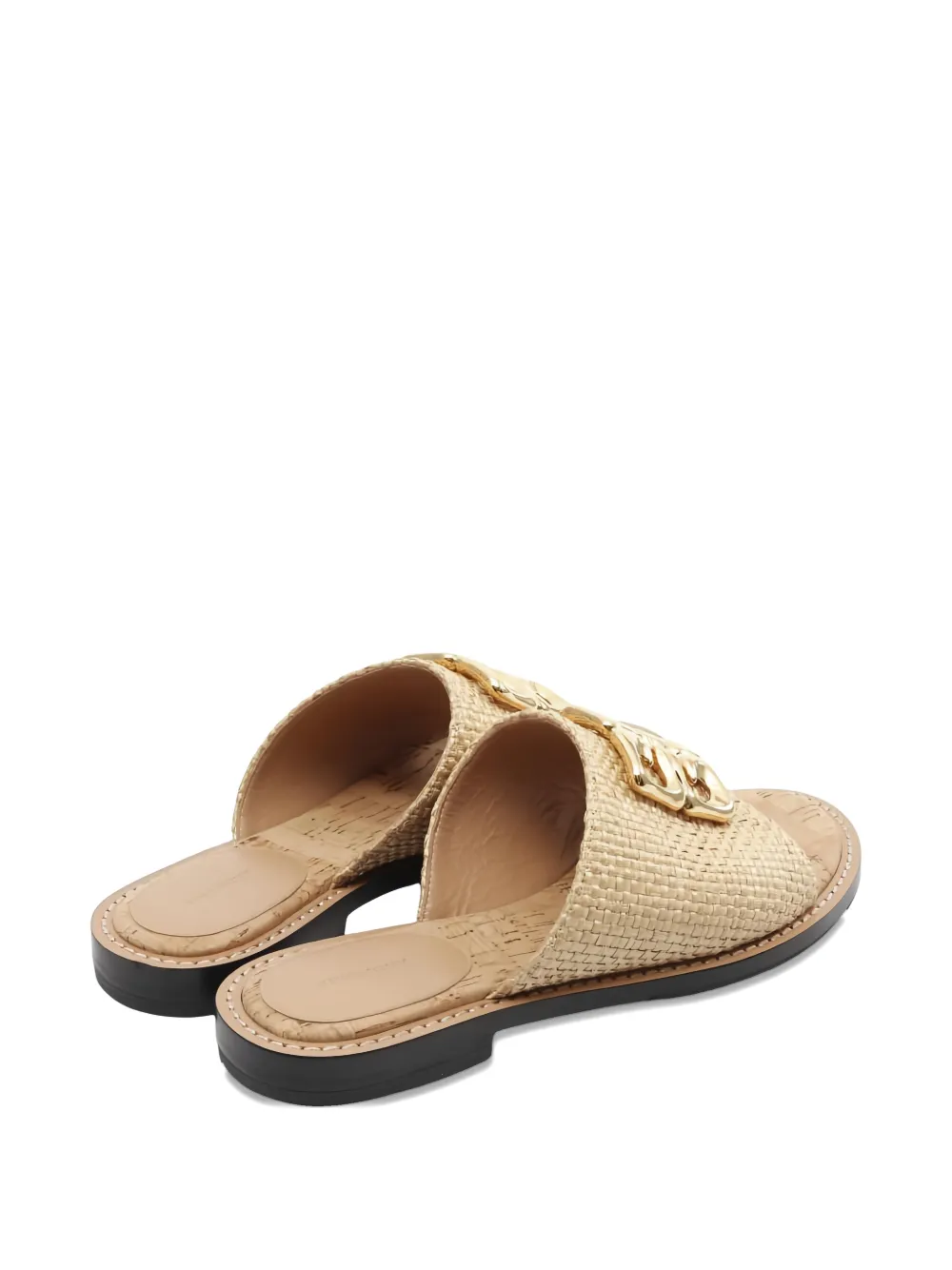 Givenchy Pre-Owned 4G Liquid slide sandals - Beige